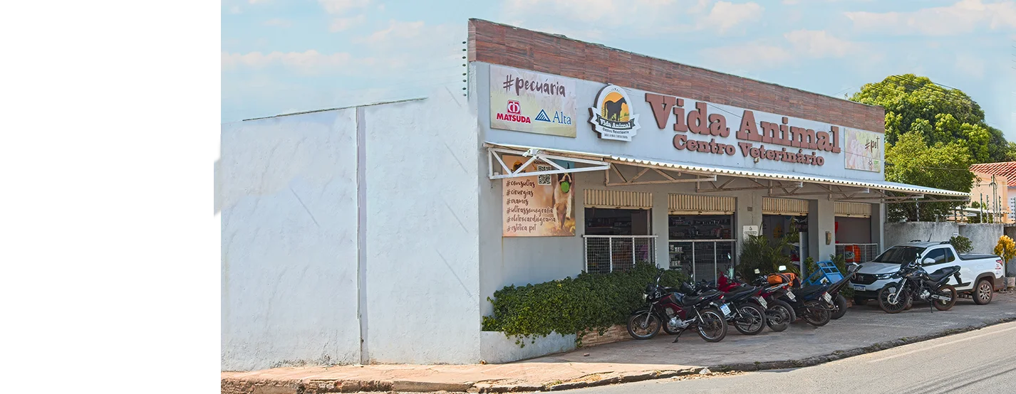 Fachada do Centro Veterinário Vida Animal em Piripiri